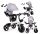  Ecotoys YM-BT-2 GREY tricikl bicikl bijela, crna, siva