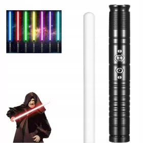   Mieč svjetleći RGB metalni s USB zvukom 77cm 7 boja Mieč svjetleći RGB metalni s USB zvukom 77cm 7 boja je visokokvalitetni svjetleći mač koji pruža nevjerojatn