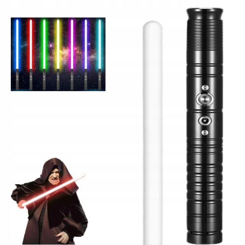 Mieč svjetleći RGB metalni s USB zvukom 77cm 7 boja Mieč svjetleći RGB metalni s USB zvukom 77cm 7 boja je visokokvalitetni svjetleći mač koji pruža nevjerojatn