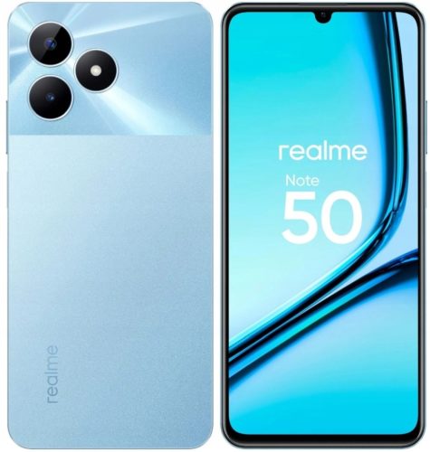 realme Note 50 pametni telefon 3/64GB 6,7" IPS plavi 5000 mAh LTE