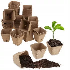    GardenLine teglica za cvijeće 5 cm x 5 x 5 cm, promjer 5 cm, nijanse smeđe i bež