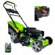  Green Tiger benzinska kosilica s košarom, zapremine 196 cm³. košara 62 l, širina reza 51 cm