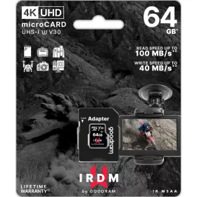   KVALITETNA MEMORIJSKA KARTICA GOODRAM IRDM 64GB MICROSD + ADAPTER