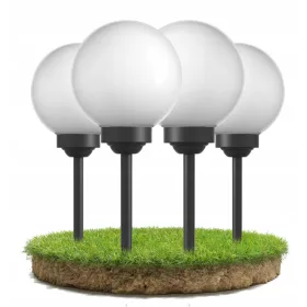   Smartled solarna ugradbena svjetiljka, crna, 37,5 cm, 4 kom.