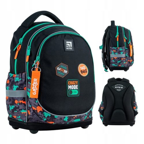 Ruksak za školu Kite K24-724S-4, crni