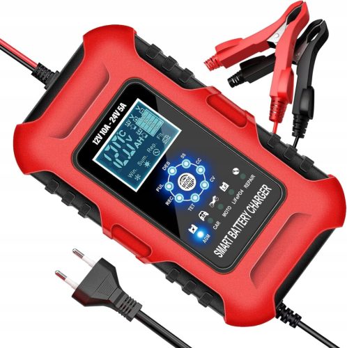  10A 12V 24V AUTOMATSKI INTELIGENTNI ISPRAVLJAČ LCD PUNJAČ BATERIJA