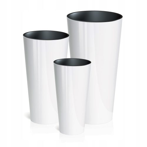  Prosperplast teglica za cvijeće 25 cm x 25 x 47 cm promjer 25 cm plastična bijela + 2 druga proizvoda