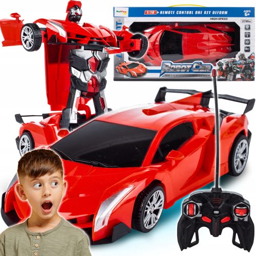 MalPlay Transformirajući Auto Robota na Daljinski Upravljač