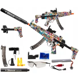 KARABIN MP5 ZRAČNA PUŠKA AUTOMATSKI PUNJAČ GEL KUGLICA