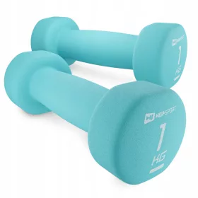    Set neoprenskih bučica za vježbanje, fitness bućice 2x1kg, lijevano željezo