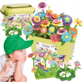    VELIKE GRAĐEVINSKE CVIJETNE BLOKE U KUTIJI Poklon uskrsni zec