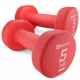    Set 2x5kg bučica od lijevanog željeza, obloženih neoprenom, za trening vježbi
