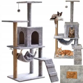  Visoka grebalica za mačke Petstory Tower Bed Sizal Kuća 135 cm