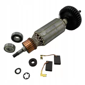    ROTOR MAKITA 9565CV 9565CVR 9565CR 9565C četkice ležajevi magnetska podloška