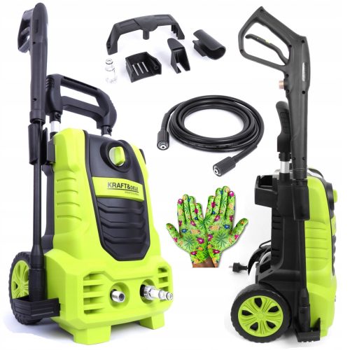 Visokotlačna perača Kraft&Dele 240 bara 2100 W + Procera rukavice veličine 8