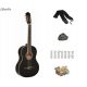 SEVILLA ELEGANTNA KLASIČNA GITARA 4/4 BLACK MAT + DODATNA OPREMA I BESPLATNI POKLONI