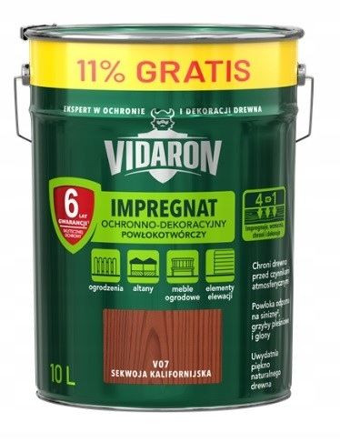VIDARON Impregnacija za drvo California Sequoia 10L