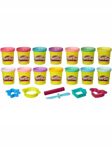 Kreativni set za modeliranje Play-Doh sa šarenim i sjajnim tubama i kalupima