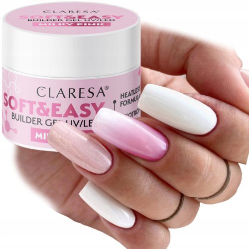 CLARESA SOFT & EASY GEL ZA IZGRADNJU S TISOTROPNOM IZBOROM BOJA 12 g