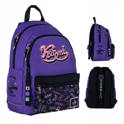 Ruksak za školu za mlade djevojčice KUROMI Kite Shades of purple, star 19 godina