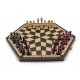  Šah za tri igrača, veliki smeđi/Šah za tri, veliki Żurek Chess