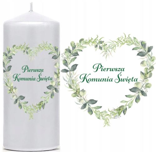 SVIJEĆA Sveta Pričest Dekoracija Stola Listovi Srca 20cm