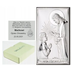 Srebrni okvir za prvu pričest za dječaka VALENTI