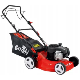    Grizzly benzinska kosilica s košarom, zapremine 125 cm³. Košara od 50 l, širina reza 42 cm