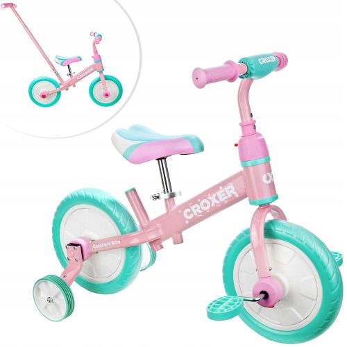  Croxer Duos Mint/Pink 2u1 bicikl za ravnotežu