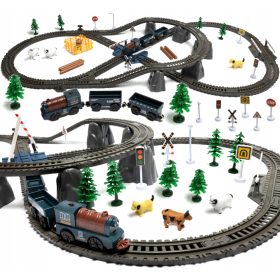 Električna Kolejka XL Set na Baterije sa Skretnicama