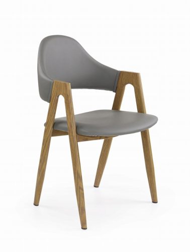 Halmar K247 luksuzna stolica od jasena / hrasta meda, udobna i elegantna