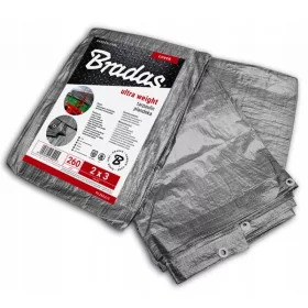 BRADAS Ultra Weight Ojačana Cerada 5x8m, 260g, Siva