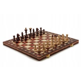    Senator mahagoni šah/Ukrasni šah/Drveni šah/ proizvođač Szy Żurek