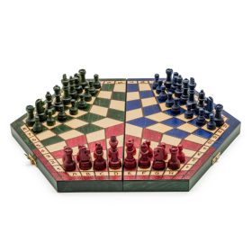  Šah za tri igrača, mali trobojni/šah za tri Żurek Chess