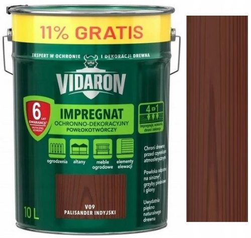  VIDARON Impregnacija 9L+11% INDIJSKI ROSANDER