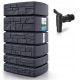  Prosperplast Tower Stone spremnik za kišnicu 130 x 77,5 cm 500 L antracit + Prosperplast slavina plastična 3/4