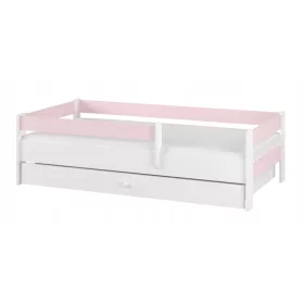    SIMPLE BABY BOO dječji krevet 160x80 LADICA madrac WHITE SMOOTH PINK