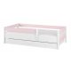 SIMPLE BABY BOO dječji krevet 160x80 LADICA madrac WHITE SMOOTH PINK