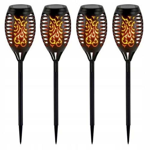  SuperLED solarna svjetiljka, crna, 78 cm, 4 kom.