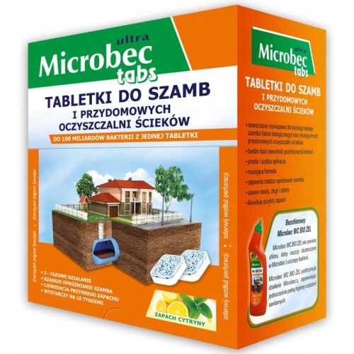 Microbec Ultra Tablete za Septičke Jame - Limun