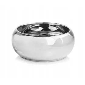    Polnix saksija 24 cm x 24 x 10 cm promjer 24 cm keramika nijanse sive i srebrne