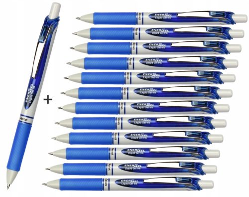 Plava Pentel EnerGel BL77E Kemijska Olovka Set 12+1