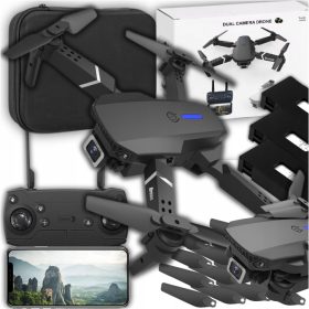   Dron E95 Pro HD Kamera Izbjegavanje Prepreka 3xAKU WiFi 350m Leteća Igračka