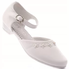   Bijele djevojačke cipele za prvu pričest, model 233, veličina 36