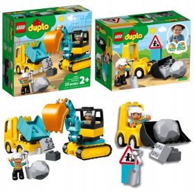    LEGO Duplo 10931 Kamion i bager gusjeničar + LEGO Duplo 10930 Buldožer
