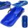 Plastične sanjke Race Sledge za djecu s kočnicama, plava plastika