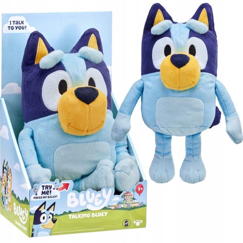 Plava Interaktivna Pluszova Maskota Bluey 33 cm