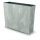  Prosperplast saksija za cvijeće 58 cm x 18 x 49,8 cm plastične nijanse sive i srebrne