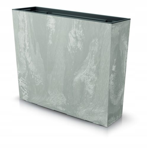  Prosperplast saksija za cvijeće 58 cm x 18 x 49,8 cm plastične nijanse sive i srebrne