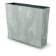  Prosperplast saksija za cvijeće 58 cm x 18 x 49,8 cm plastične nijanse sive i srebrne